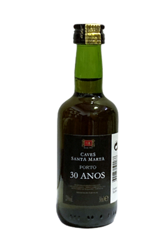 Vino Oporto Tawny 30 años CAVES SANTA MARTA Miniatura(50 ml)