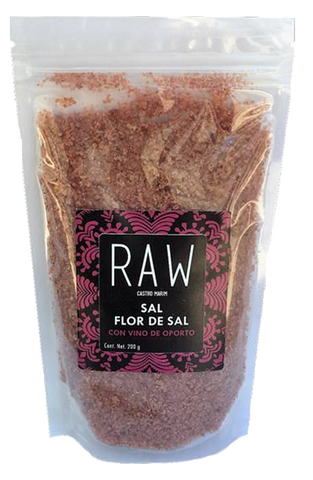 Flor de Sal con Vino Oporto (200gr) saco de plastico