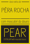 MERMELADA DE PERA "ROCHA" CON VINO MOSCATEL DEL DOURO (75gr)